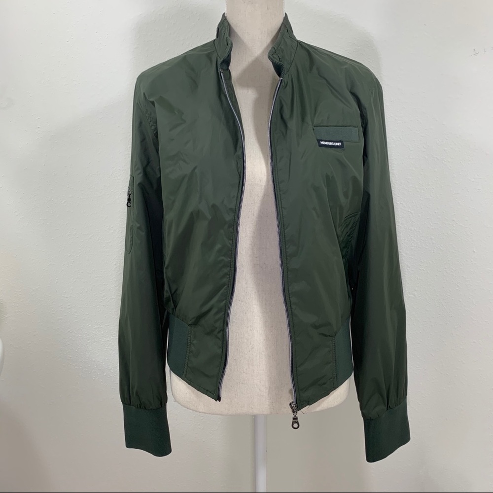 Members Only green jacket, XL